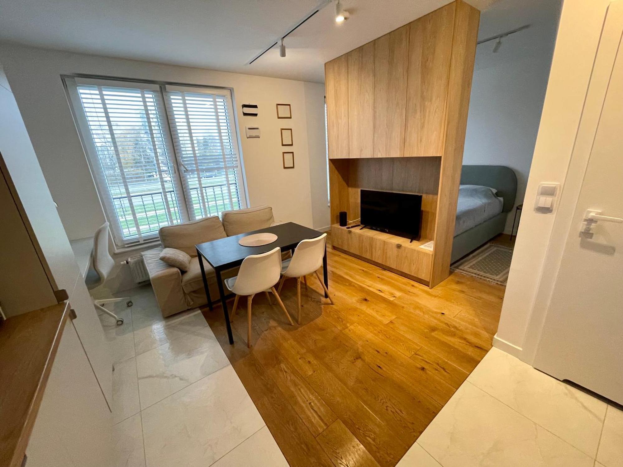 דירות ורשה Time&House Pileckiego Przy Centrum Onkologi I Klinice Novum Apartament Na Wylacznosc Pokoj,Sypialnia,Lozko, Lazienka,Kuchnia מראה חיצוני תמונה