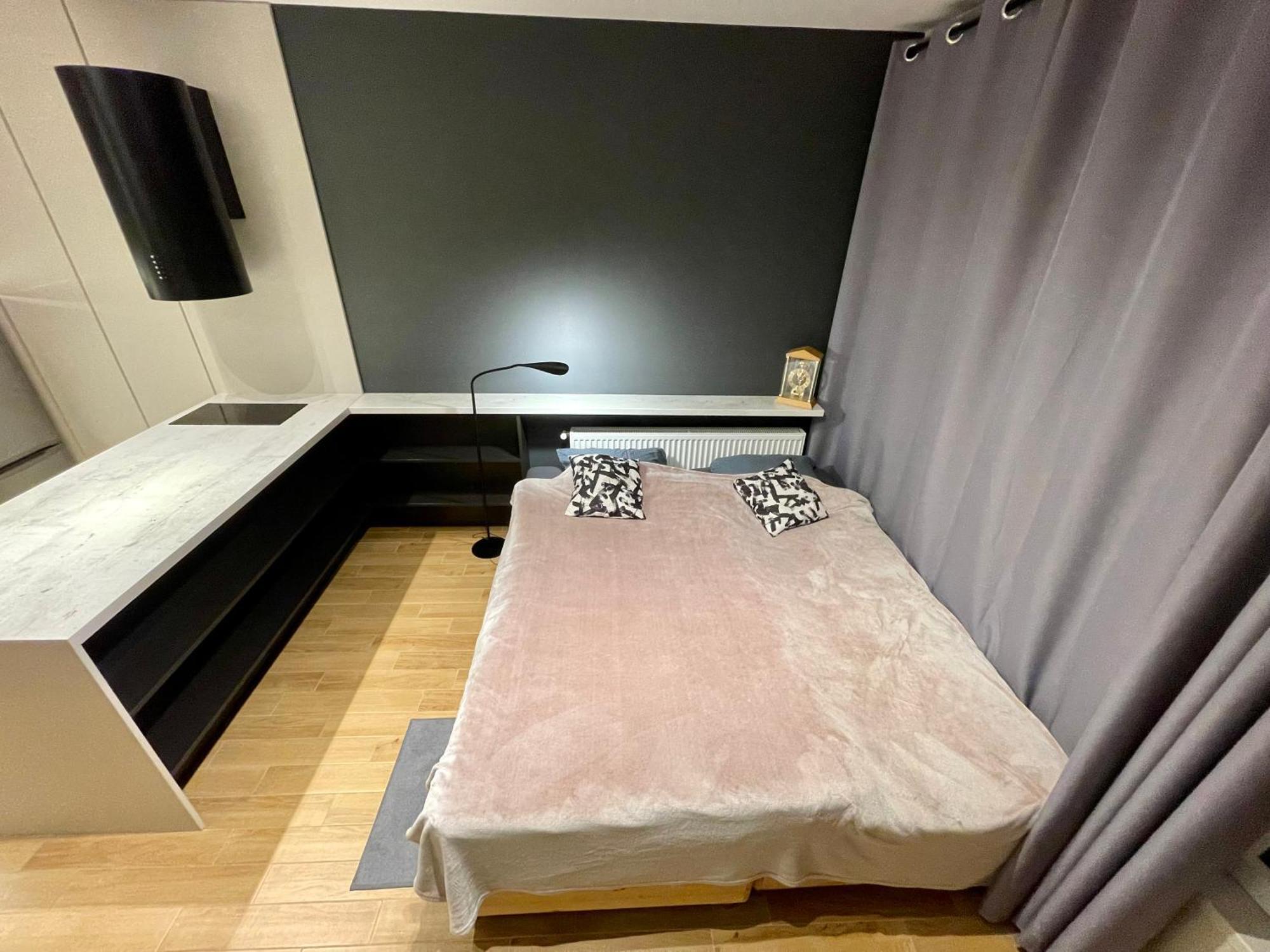 דירות ורשה Time&House Pileckiego Przy Centrum Onkologi I Klinice Novum Apartament Na Wylacznosc Pokoj,Sypialnia,Lozko, Lazienka,Kuchnia מראה חיצוני תמונה